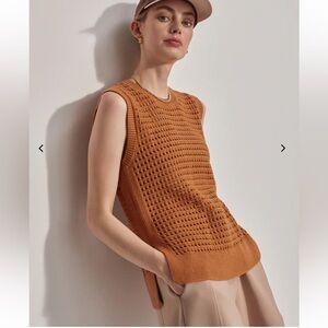 NWT Varley Darin Longline Knit Tank